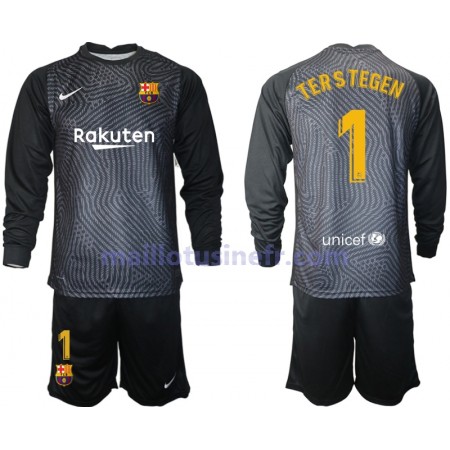 Maillot de Foot FC Barcelone TER Stegen 1 Gardien 2020-21 Manches Longues V004 - Enfant Maillot de Foot FC Barcelone TER Stegen 1 Gardien 2020-21 Manches Longues V004 - Enfant